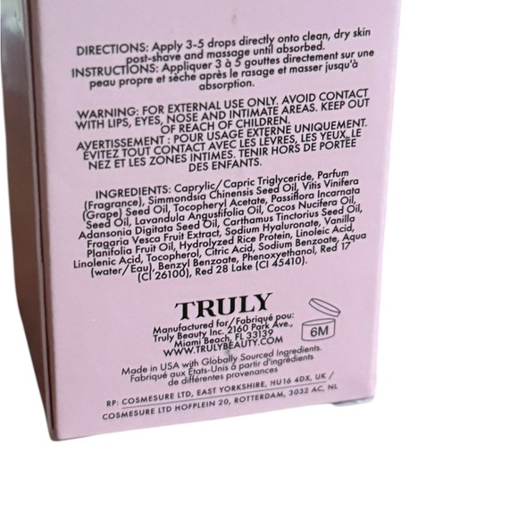 Truly Soft Serve Bundle Mist 100ml & Aftershave Oil 3.1oz New In Box - Picture 11 of 14